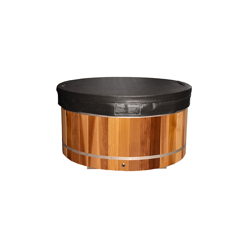 Red Cedar Cold Plunge Tub with 304 SS Liner