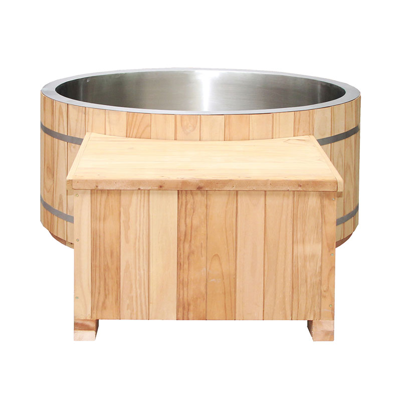 Thermo Pine Wood Cold Plunge Barrel