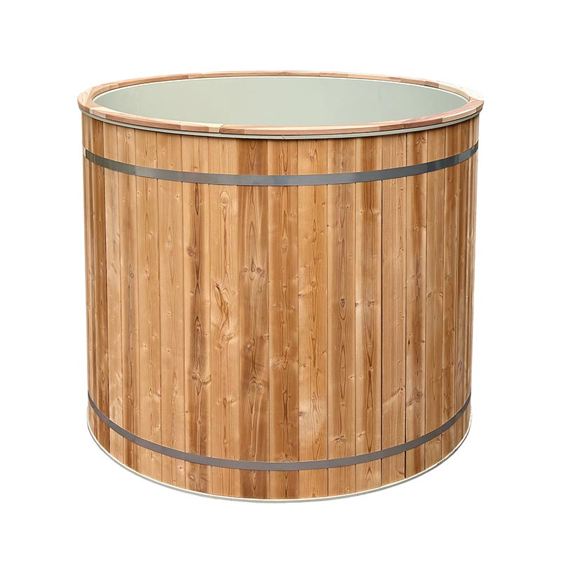 Deep Immersion Size Cold Bathtub with 304 Stainless Steel Liner